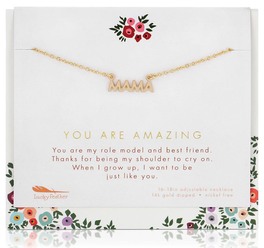 MAMA NECKLACE + CARD