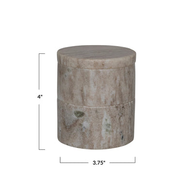 MARBLE STACKABLE PINCH POTS