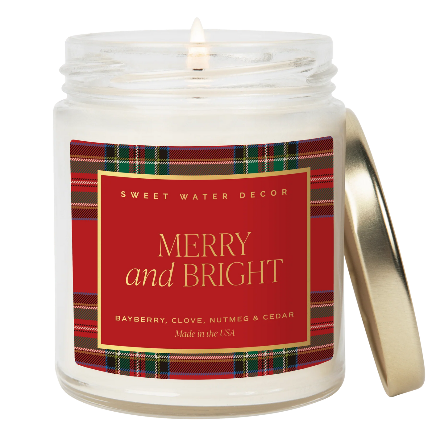 MERRY and BRIGHT SOY CANDLE - 9OZ