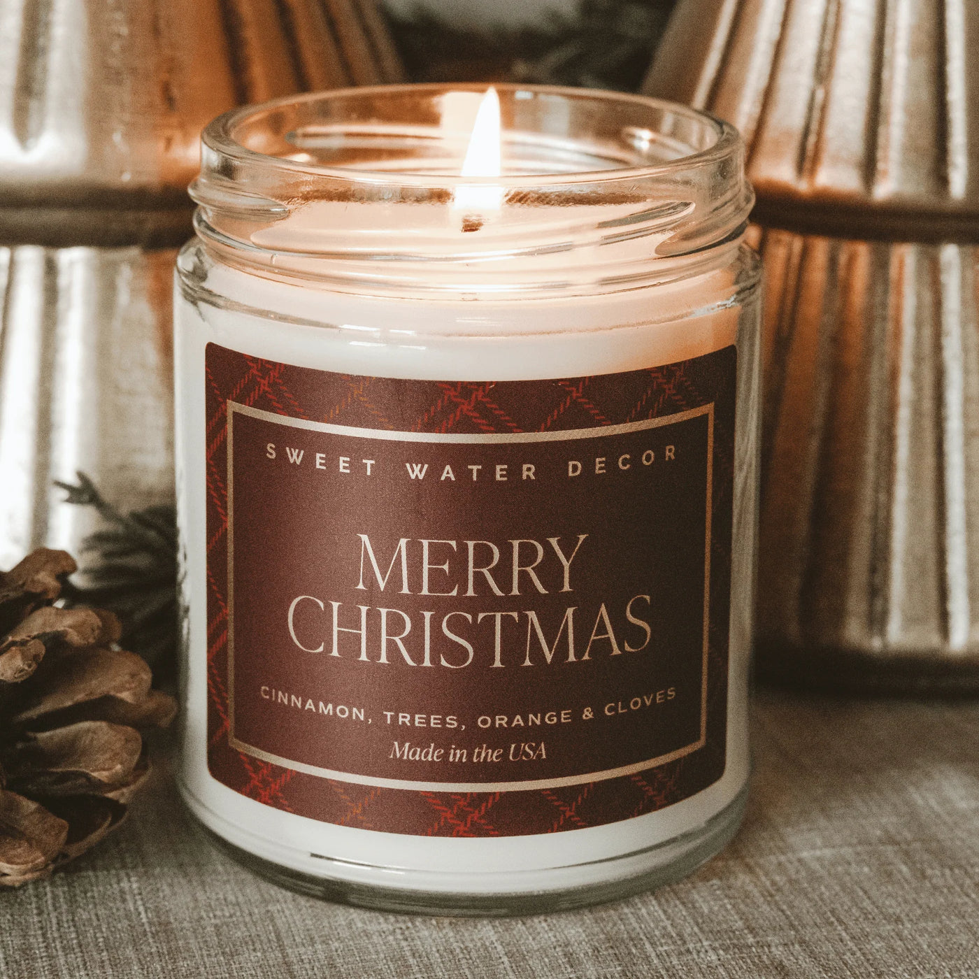 MERRY CHRISTMAS SOY CANDLE - 9OZ