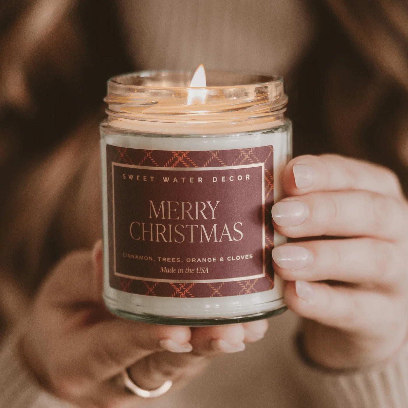 MERRY CHRISTMAS SOY CANDLE - 9OZ