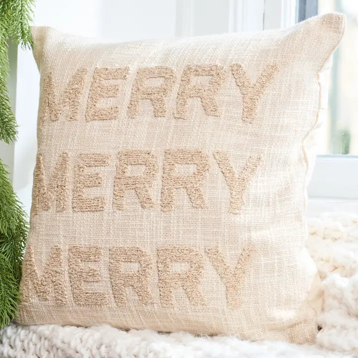 MERRY MERRY MERRY PILLOW