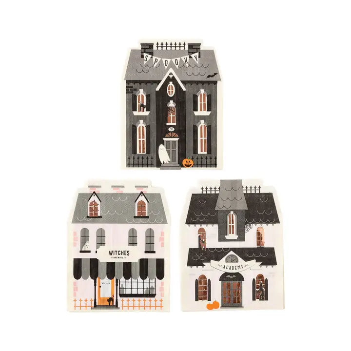 HAUNTED HOUSE NAPKIN SET