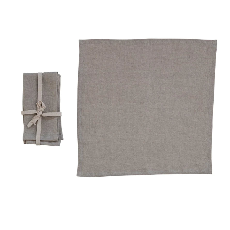 STONEWASHED LINEN NAPKINS