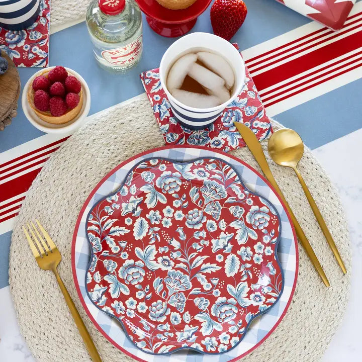 HAMPTONS FLORAL PAPER COCKTAIL NAPKIN