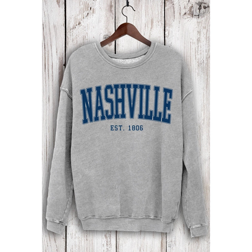 GRAY NASHVILLE CREWNECK