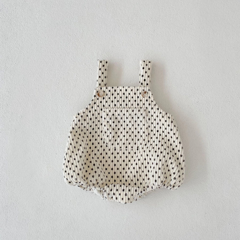 ASH PRINT PATTERN VINTAGE STYLE ONESIE