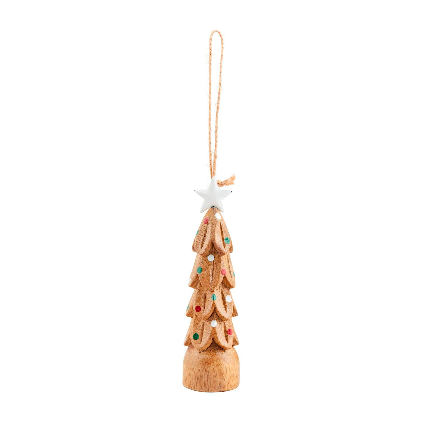 SANTA STOP STATE TIN ORNAMENT