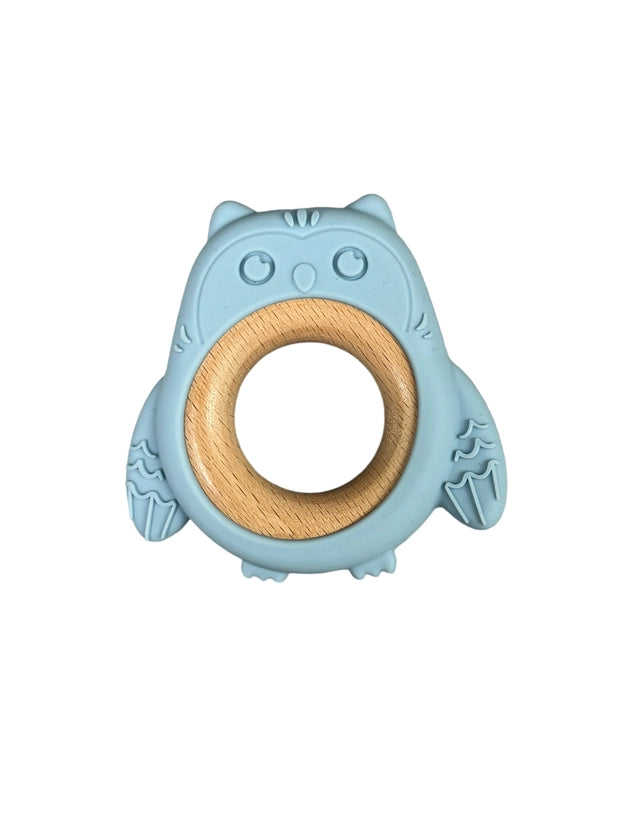 BLUE OWL SILICONE TEETHER