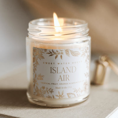 ISLAND AIR PATTERN CANDLE - 9 OZ