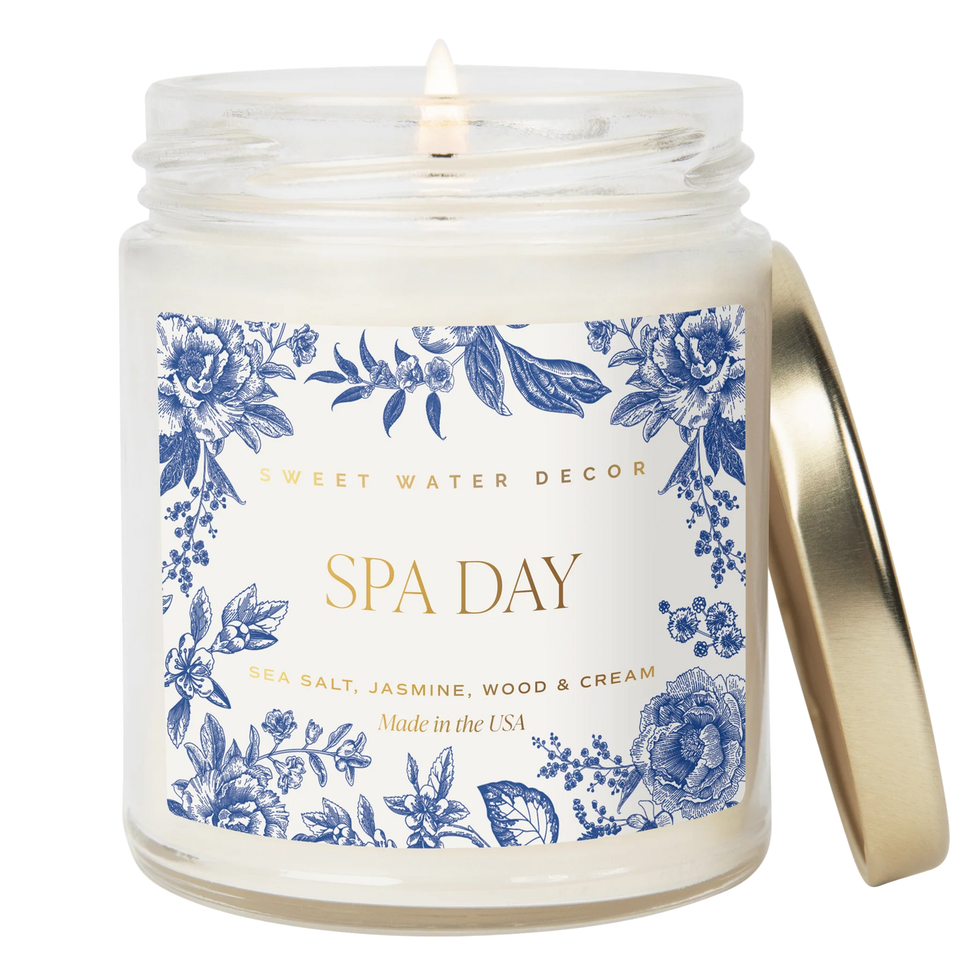 SPA DAY PATTERN CANDLE - 9 OZ