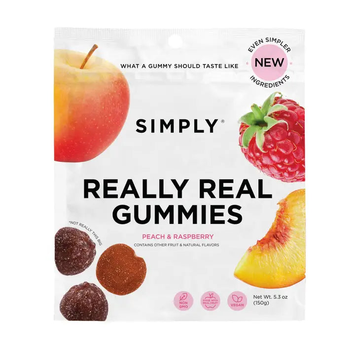 REALLY REAL GUMMIES - PEACH RASPBERRY