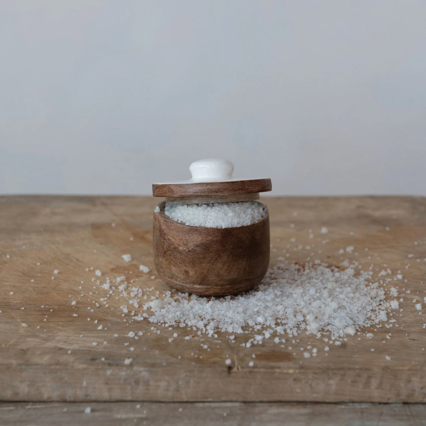 MANGO WOOD PINCH POT