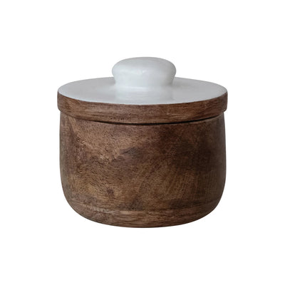 MANGO WOOD PINCH POT