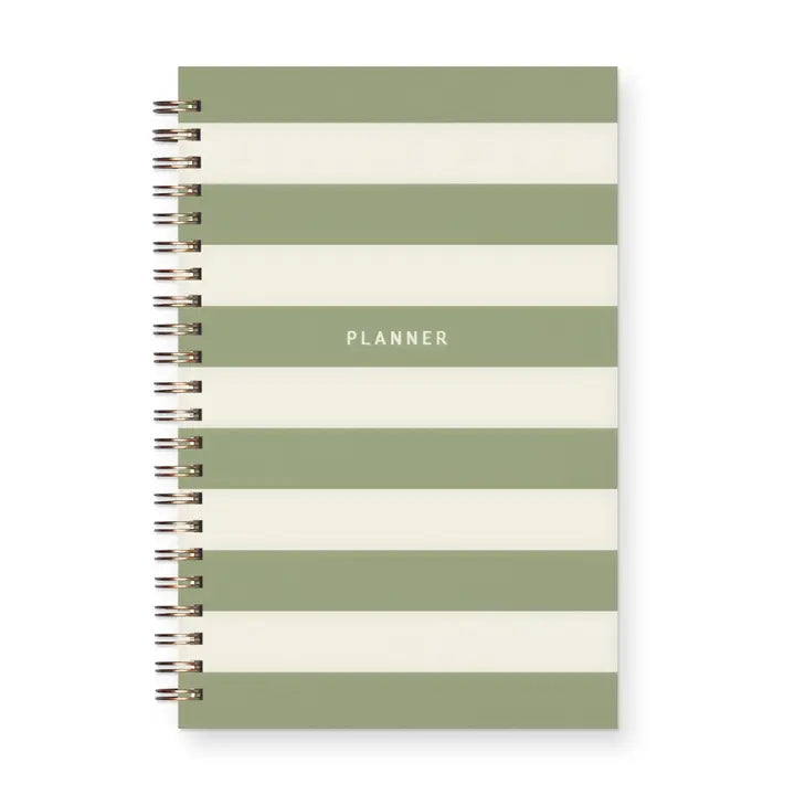 STRIPED UNDATED WEEKLY PLANNER
