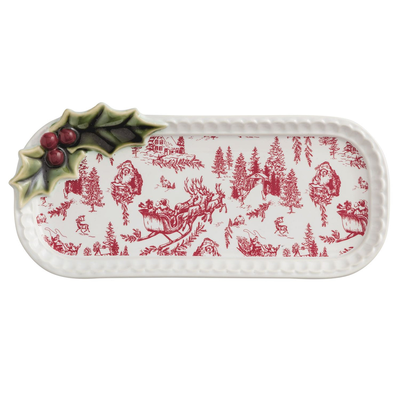 HOLLY TOILE EVERYTHING PLATE