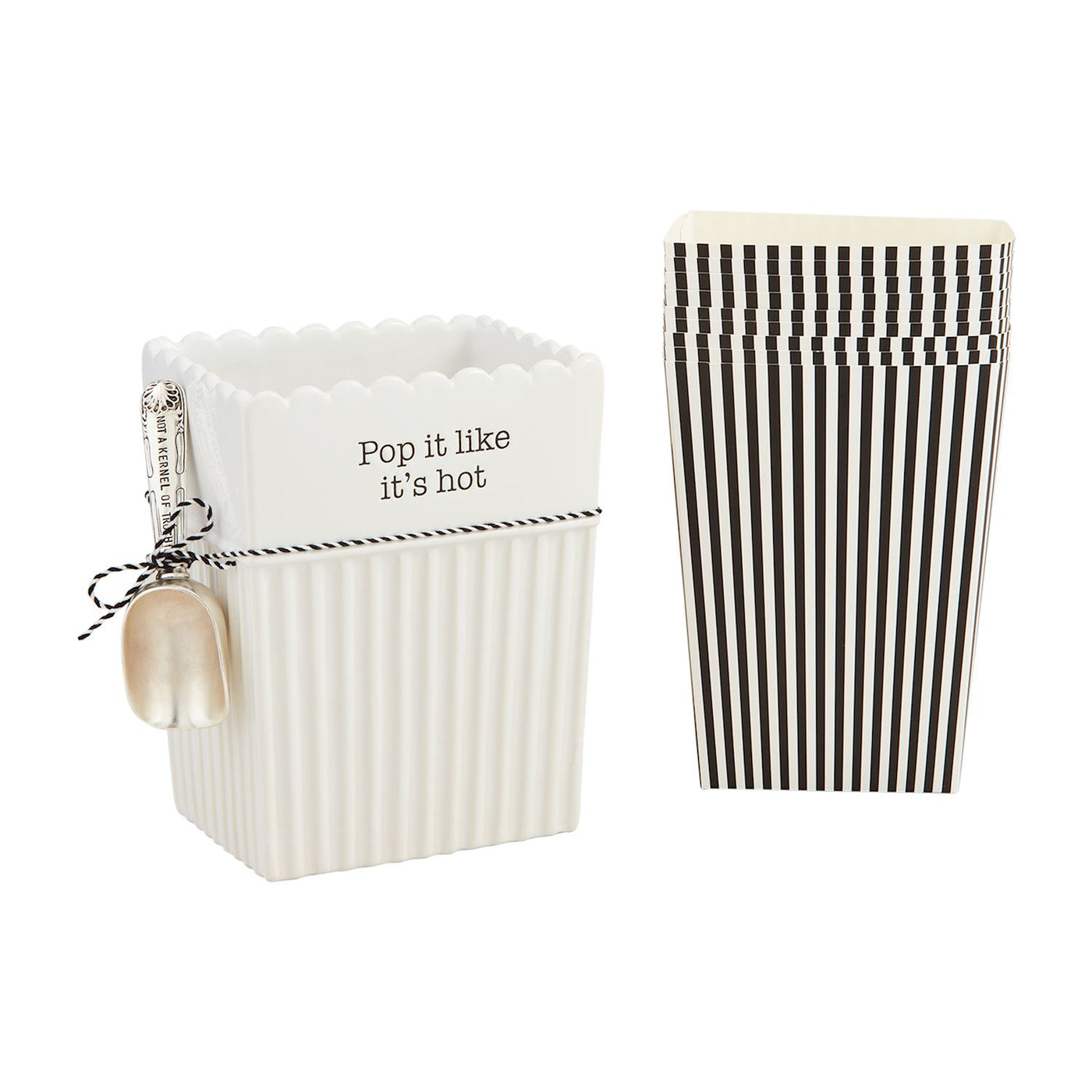 POPCORN BUCKET AND BAG SET