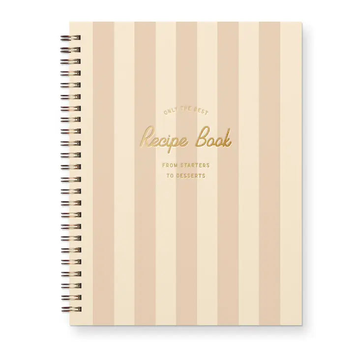 ONLY THE BEST STRIPED RECIPE BOOK