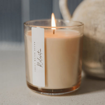RELAXATION TINTED GLASS - 12 OZ CANDLE