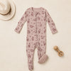 ORGANIC RODEO ROSE FOOTIE