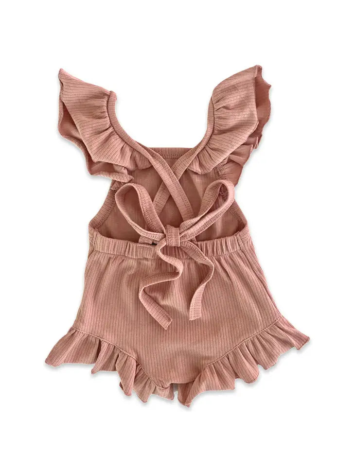 FRENCH TERRY SWAETER BUBBLE ROMPER