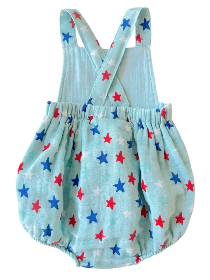 BLUE STARS ROMPER
