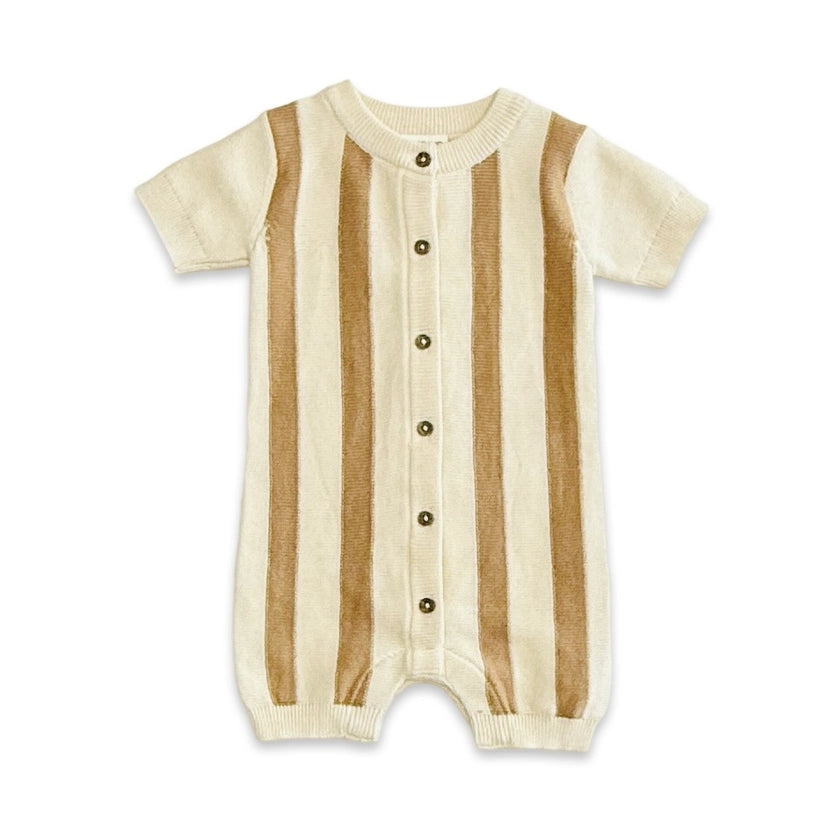 ORGANIC COTTON KNIT ROMPER