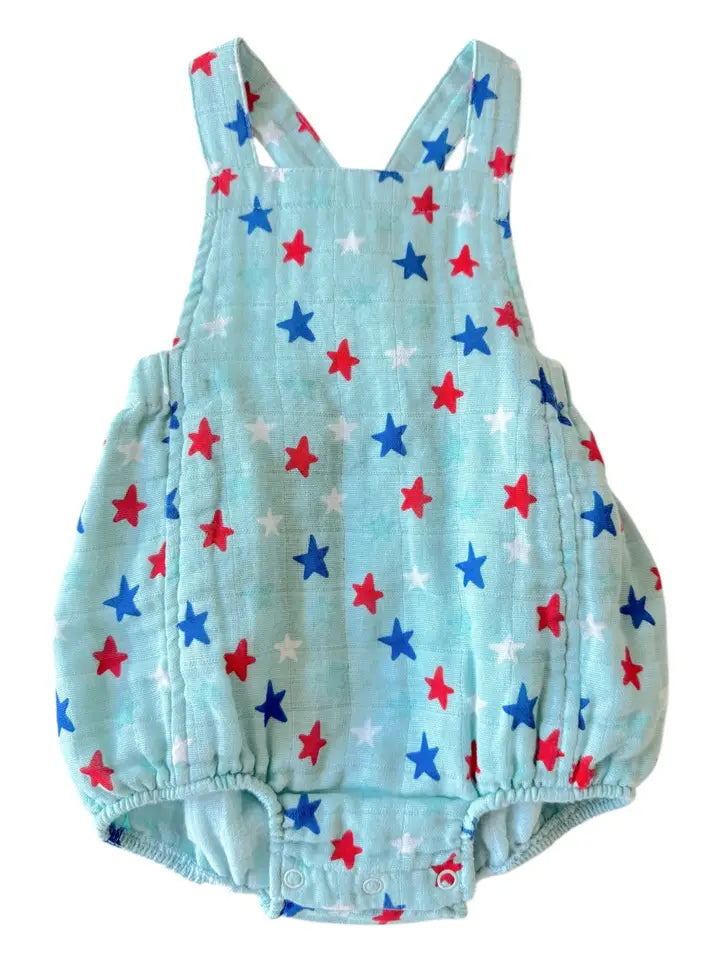 BLUE STARS ROMPER