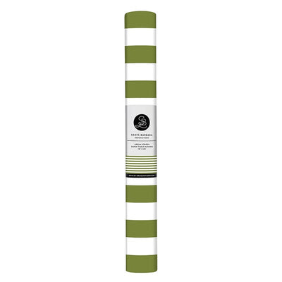 GREEN STRIPE TABLE RUNNER