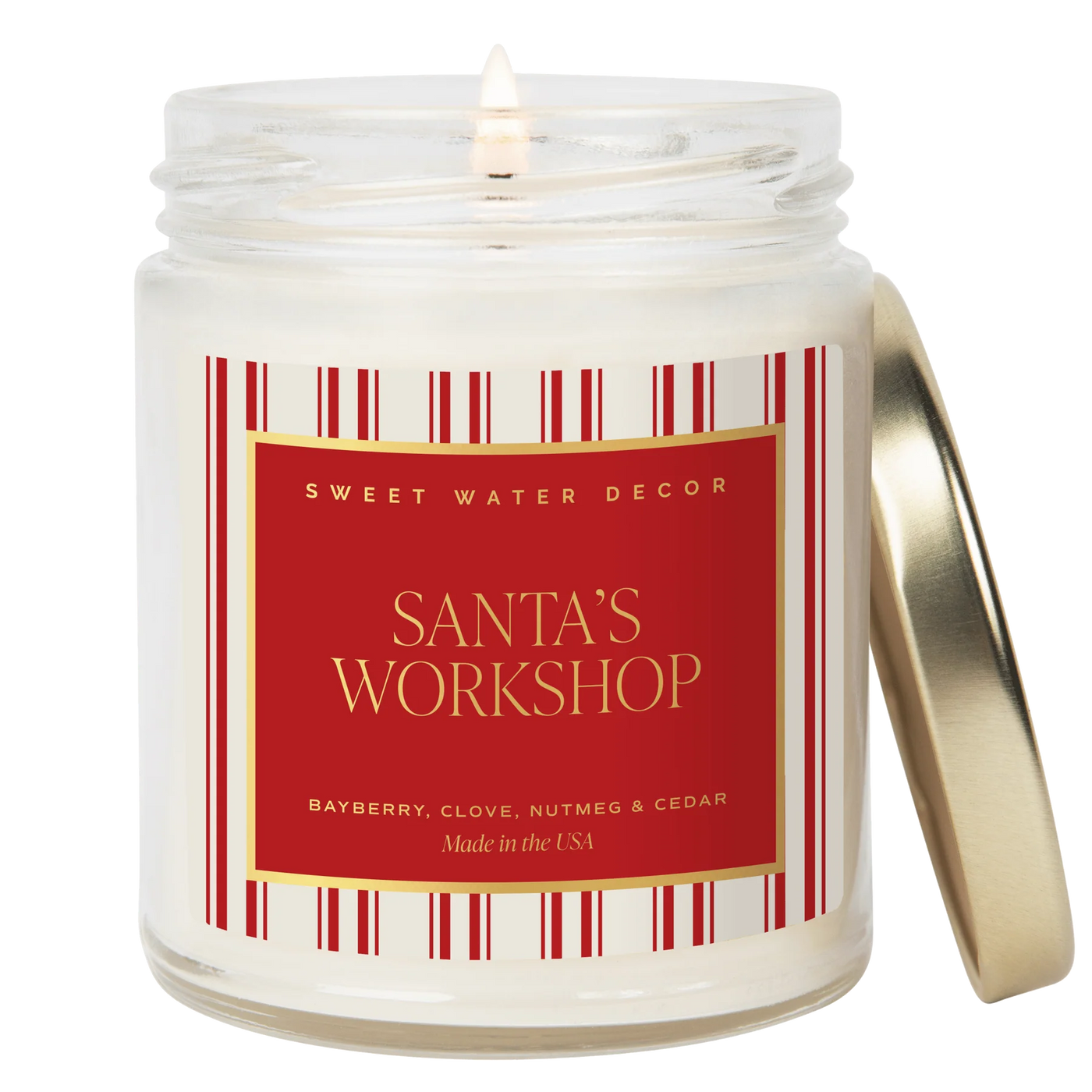 SANTA'S WORKSHOP SOY CANDLE - 9OZ