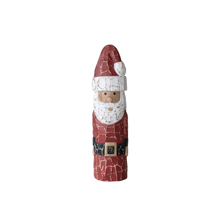 HANDMADE MANGE WOOD SANTA