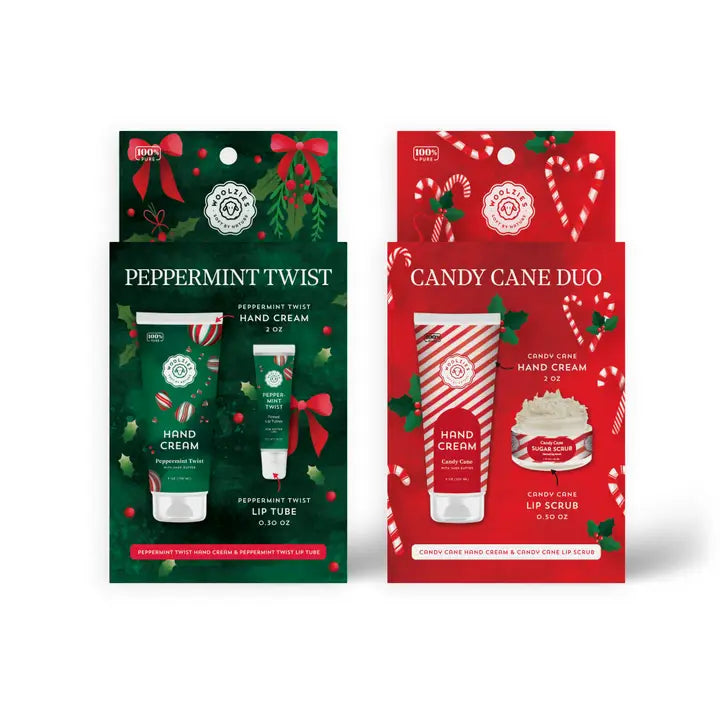 ORGANIC HOLIDAY HAND CREAM & LIP DUO SET