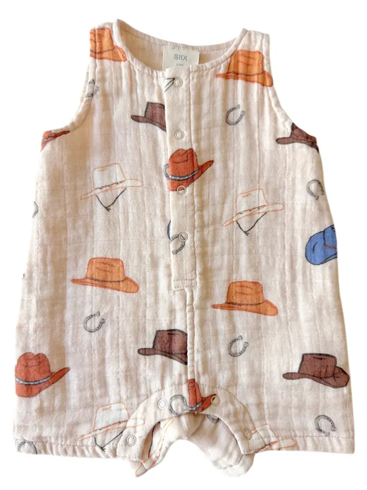 COWBOY SHORTIE ROMPER