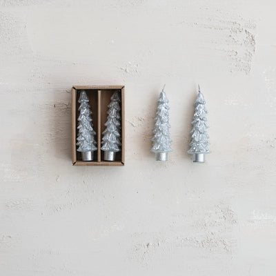 SLIVER SMALL TREE SHAPED TAPER CANDLES