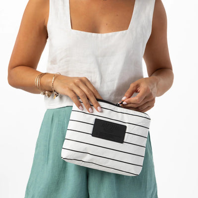 SMALL PINSTRIPE BAG