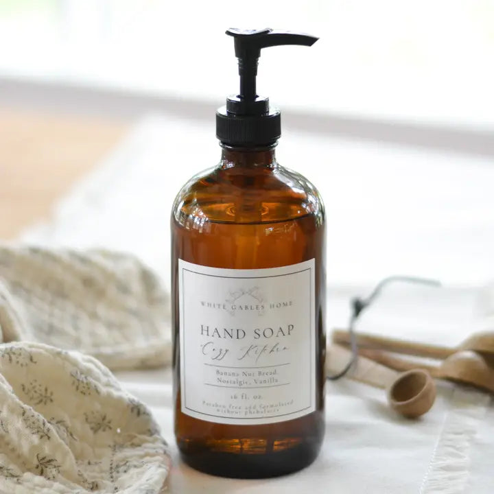 COZY KITCHEN HAND SOAP IN GLASS JAR