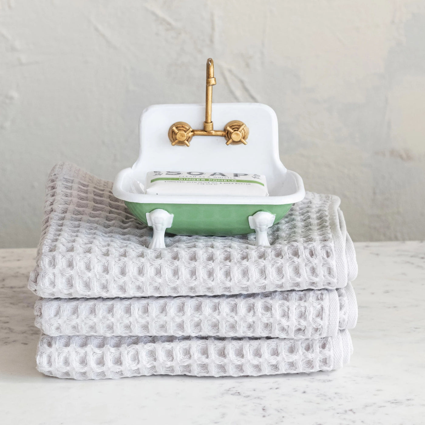 MINT METAL SINK SOAP DISH