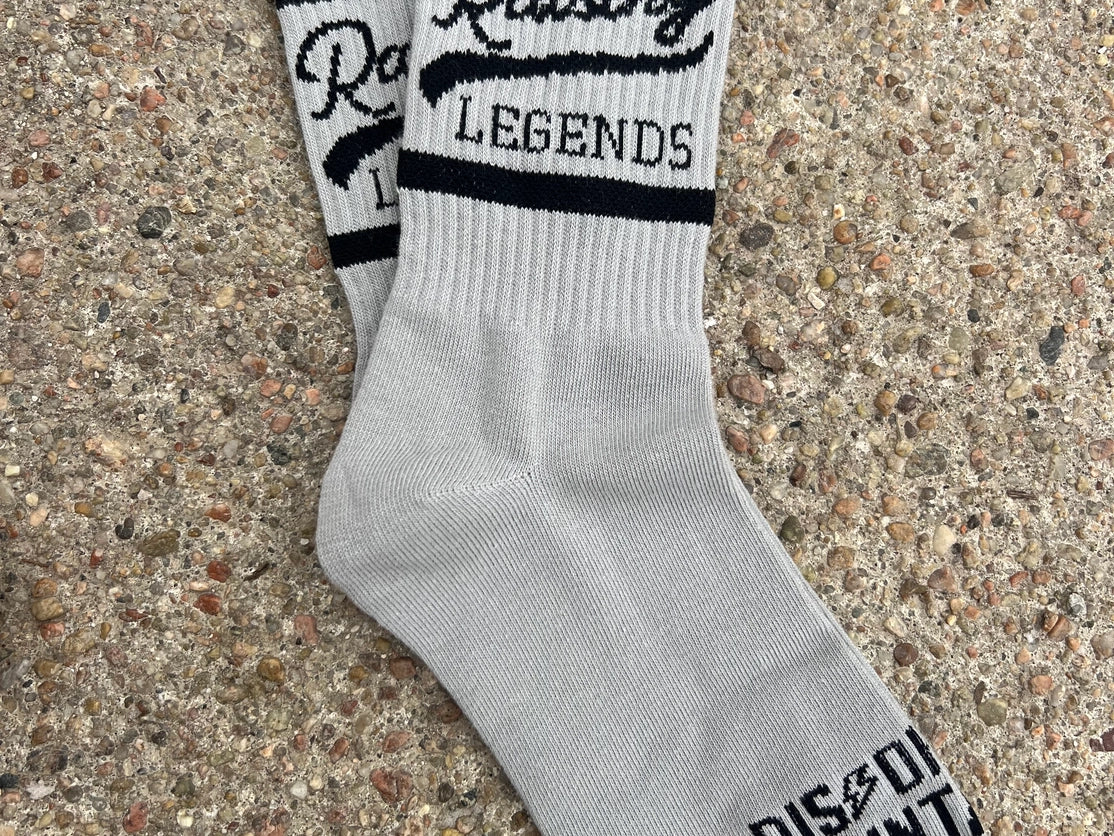 GREY RAISING LEGENDS SOCKS