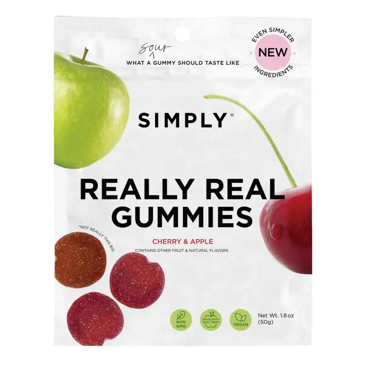 SOUR APPLE & CHERRY REALLY REAL GUMMIES