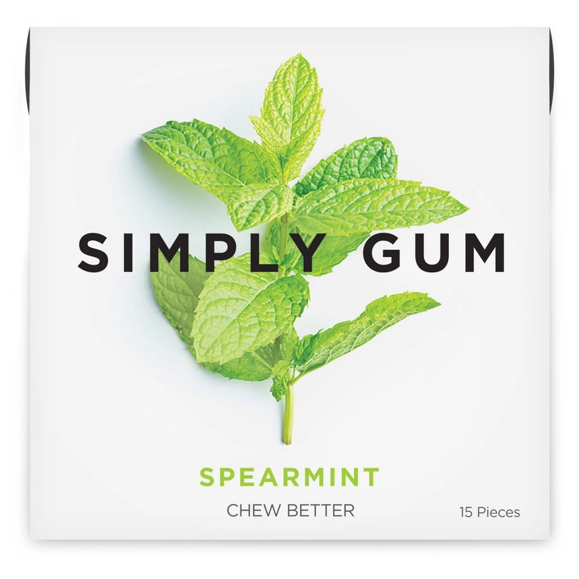 SPEARMINT NATURAL CHEWING GUM