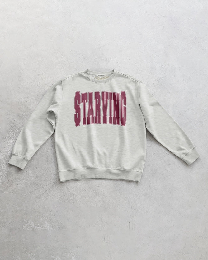 STARVING VARSITY OVERSIZED SWEATSHIRT
