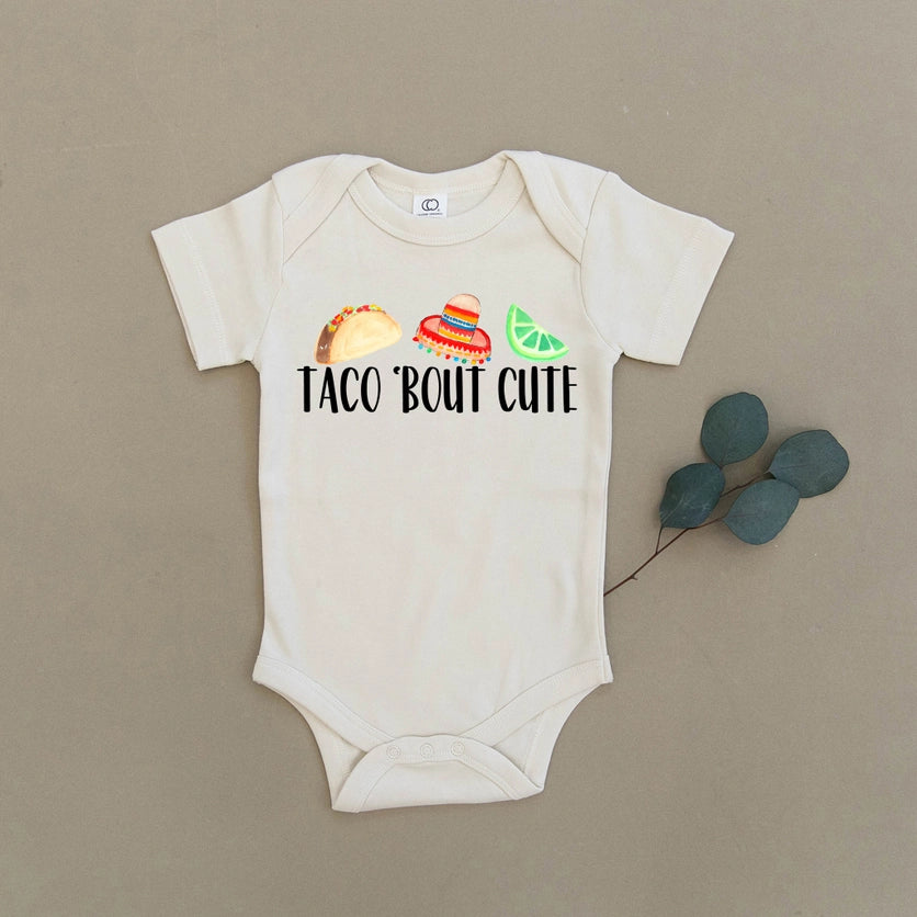 TACO 'BOUT CUTE ORGANIC ONESIE
