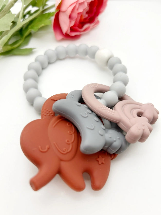 SILICONE RING TEETHER