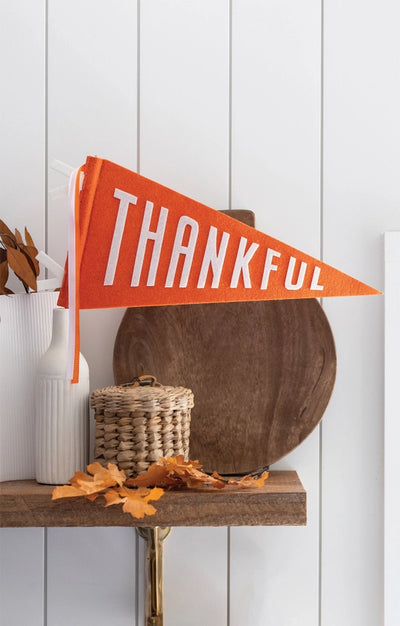 HARVEST THANKFUL FELT PENNANT BANNER
