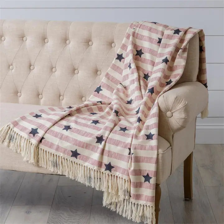 STAR AND STRIPES THROW