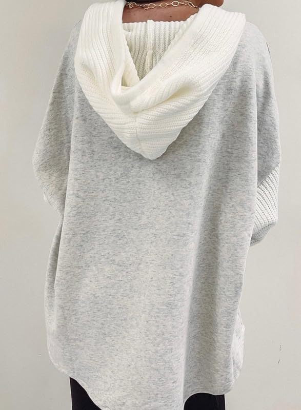 HOODED SWEATSHIRT JACKET