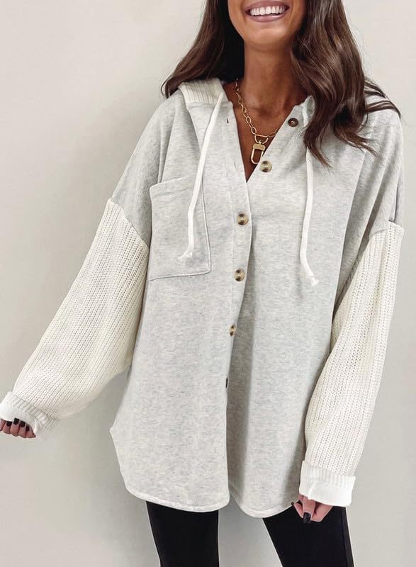 HOODED SWEATSHIRT JACKET
