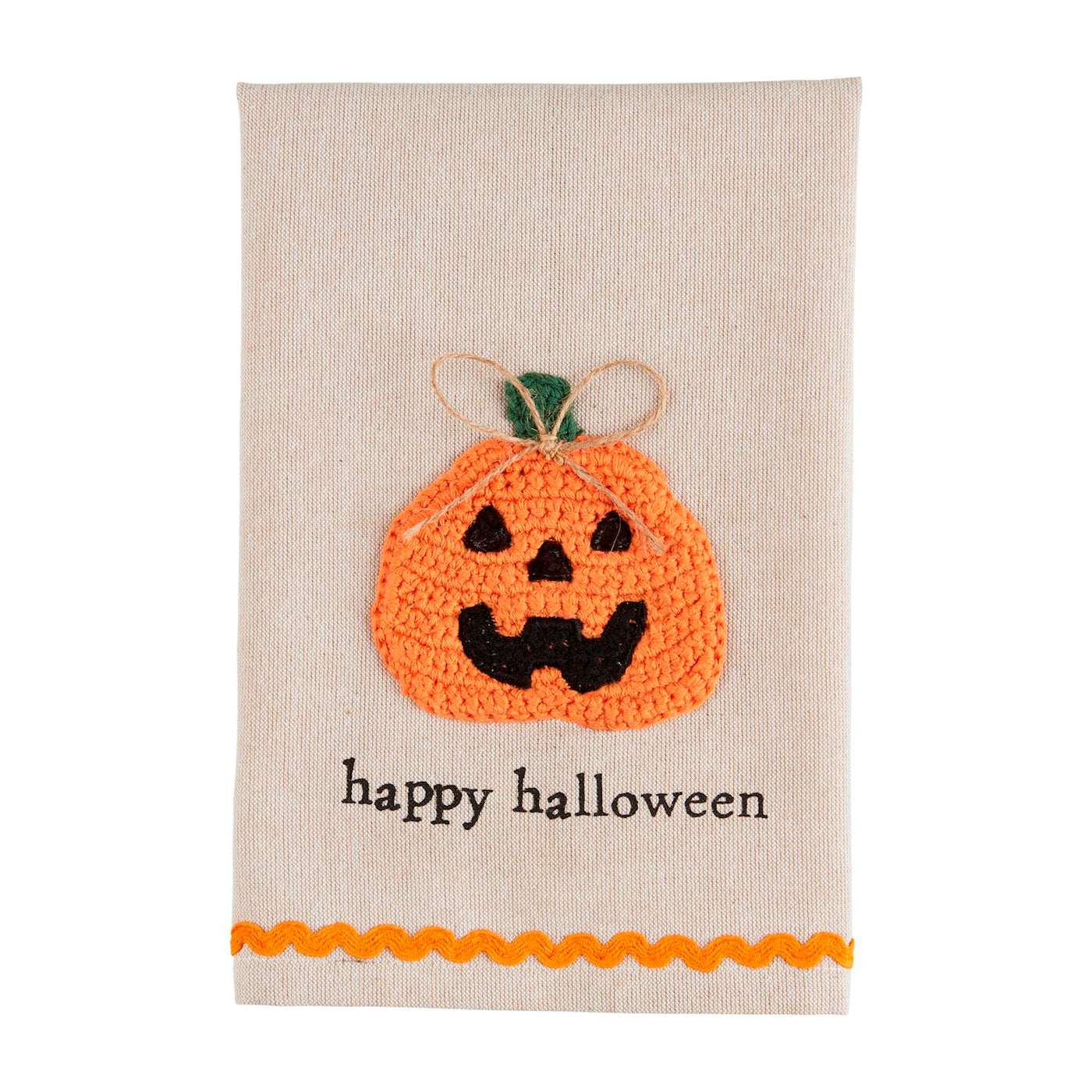 HAPPY HALLOWEEN CROCHET TOWEL