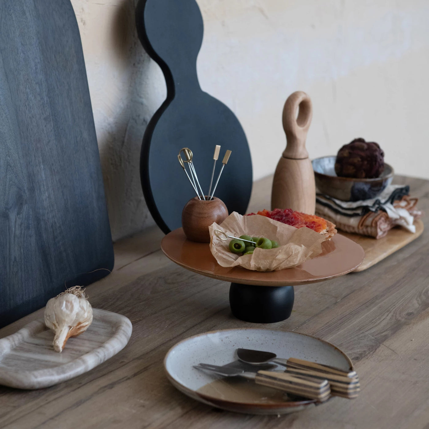 MARBLE ORGANIC SHAPED TRAY