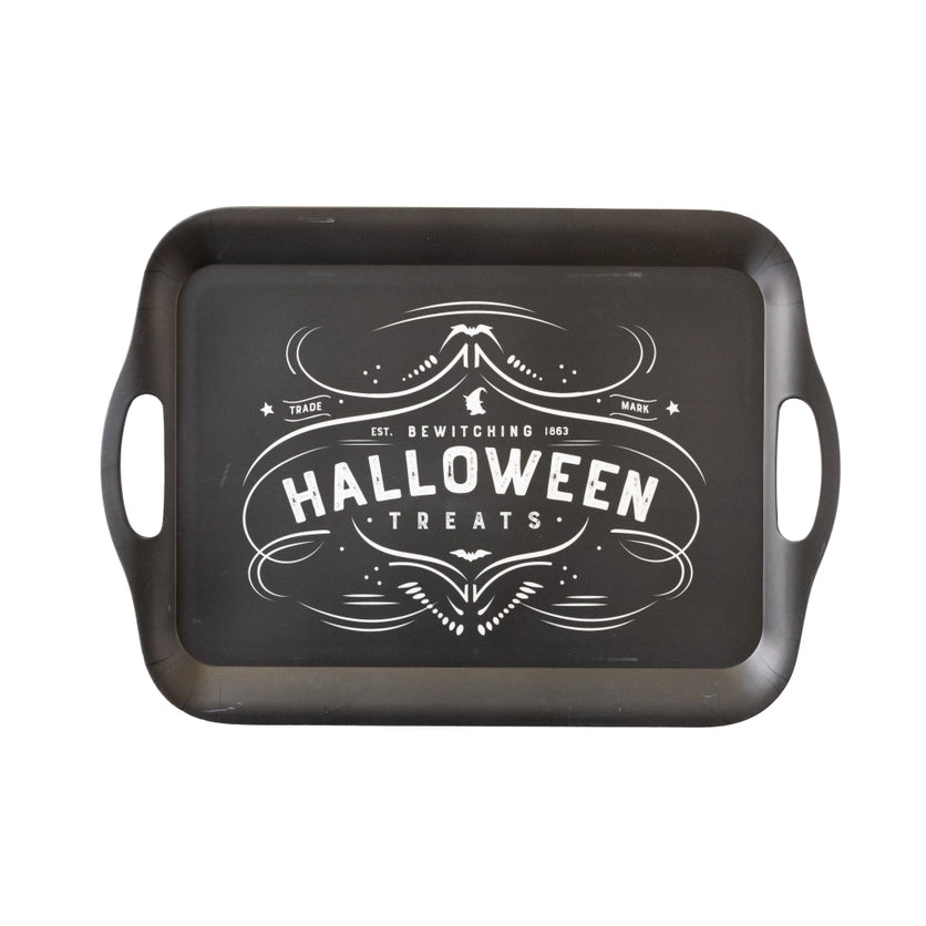 HALLOWEEN BAMBOO REUSABLE TRAY